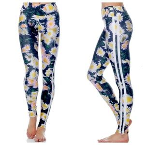 Daisy print leggings (50% off discounted price, EXTENDED through the weekend)